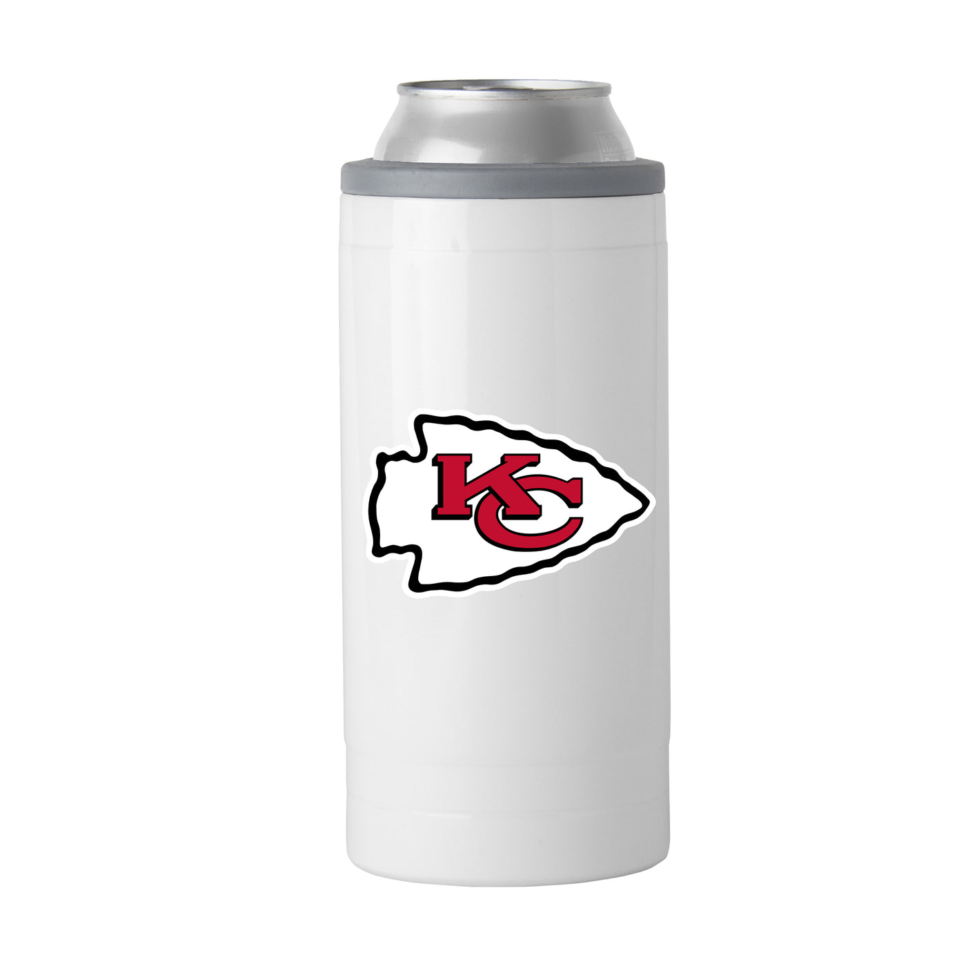 Kansas City Chiefs Letterman 12 oz Slim Can Coolie