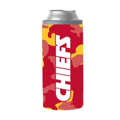 Kansas City Chiefs Camo Swagger 12oz Slim Can Coolie