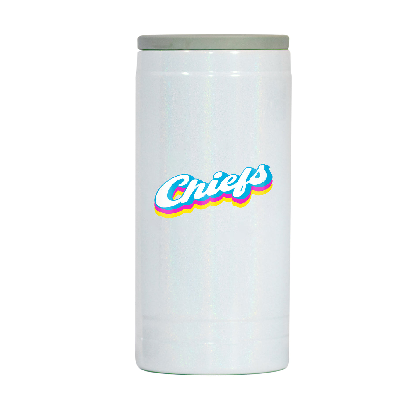 Kansas City Chiefs 12oz Shadow Iridescent Slim Coolie