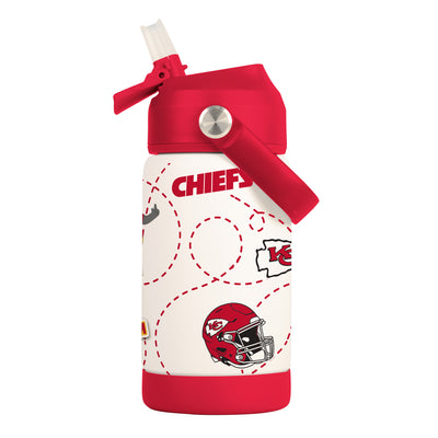 Kansas City Chiefs 12oz Mascot SS Kids Bottle
