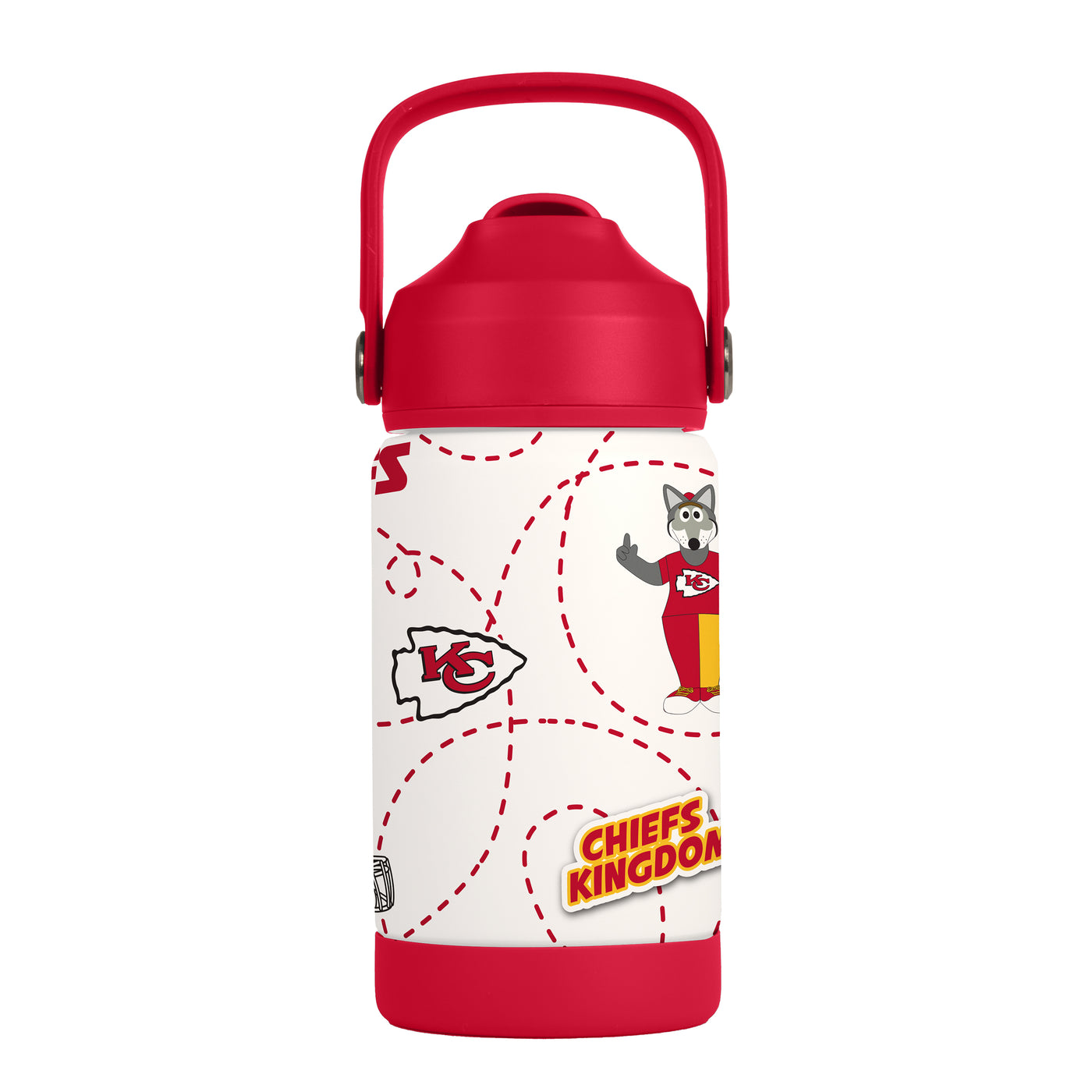 Kansas City Chiefs 12oz Mascot SS Kids Bottle