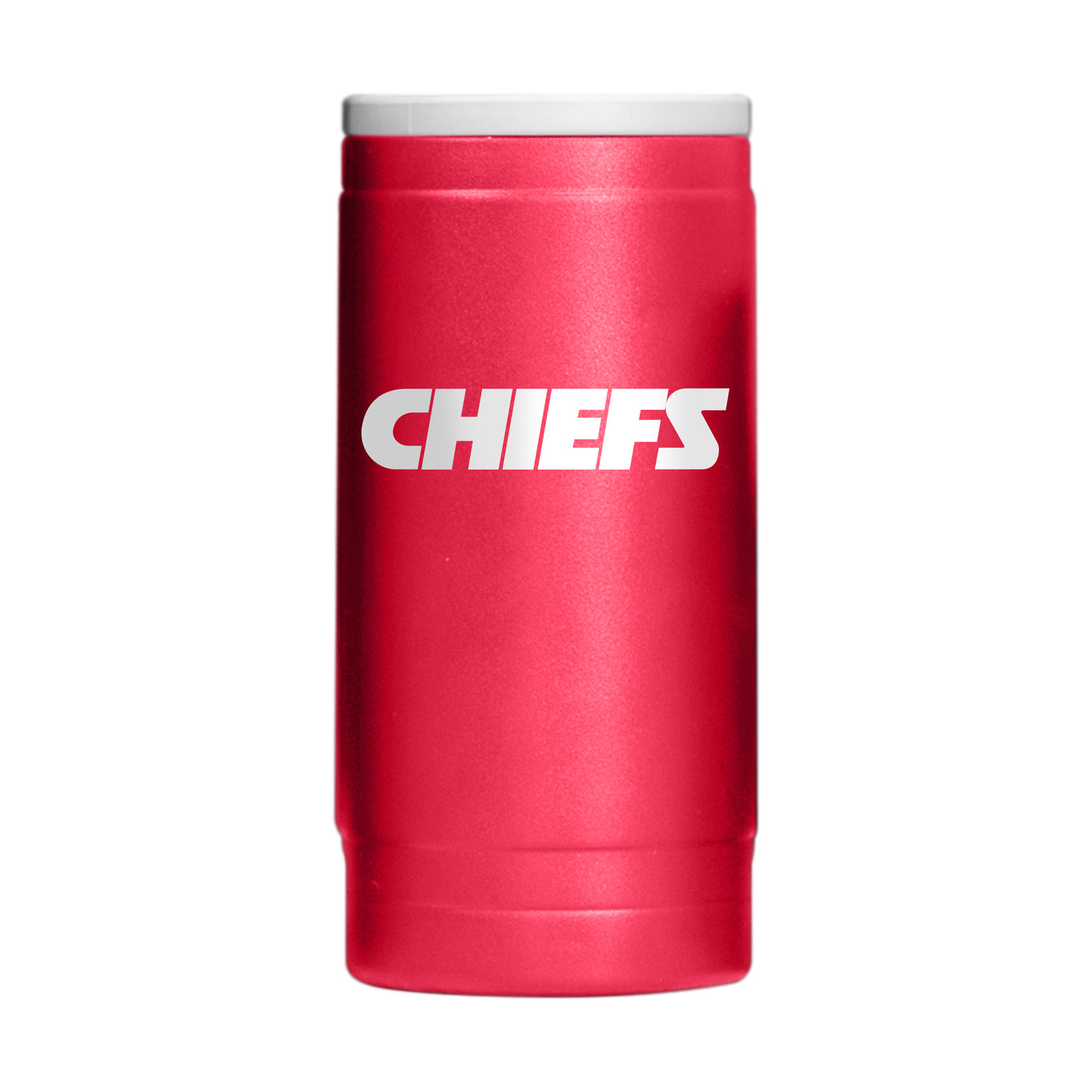 Kansas City Chiefs Flipside Powder Coat Slim Can Coolie - Logo Brands