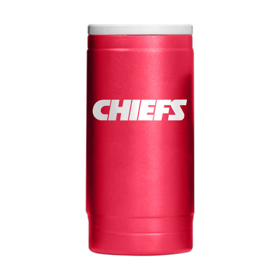 Kansas City Chiefs Flipside Powder Coat Slim Can Coolie - Logo Brands