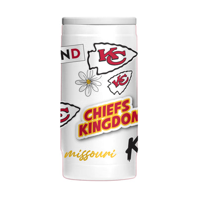 Kansas City Chiefs 12oz Native Powdercoat SlimCan Coolie
