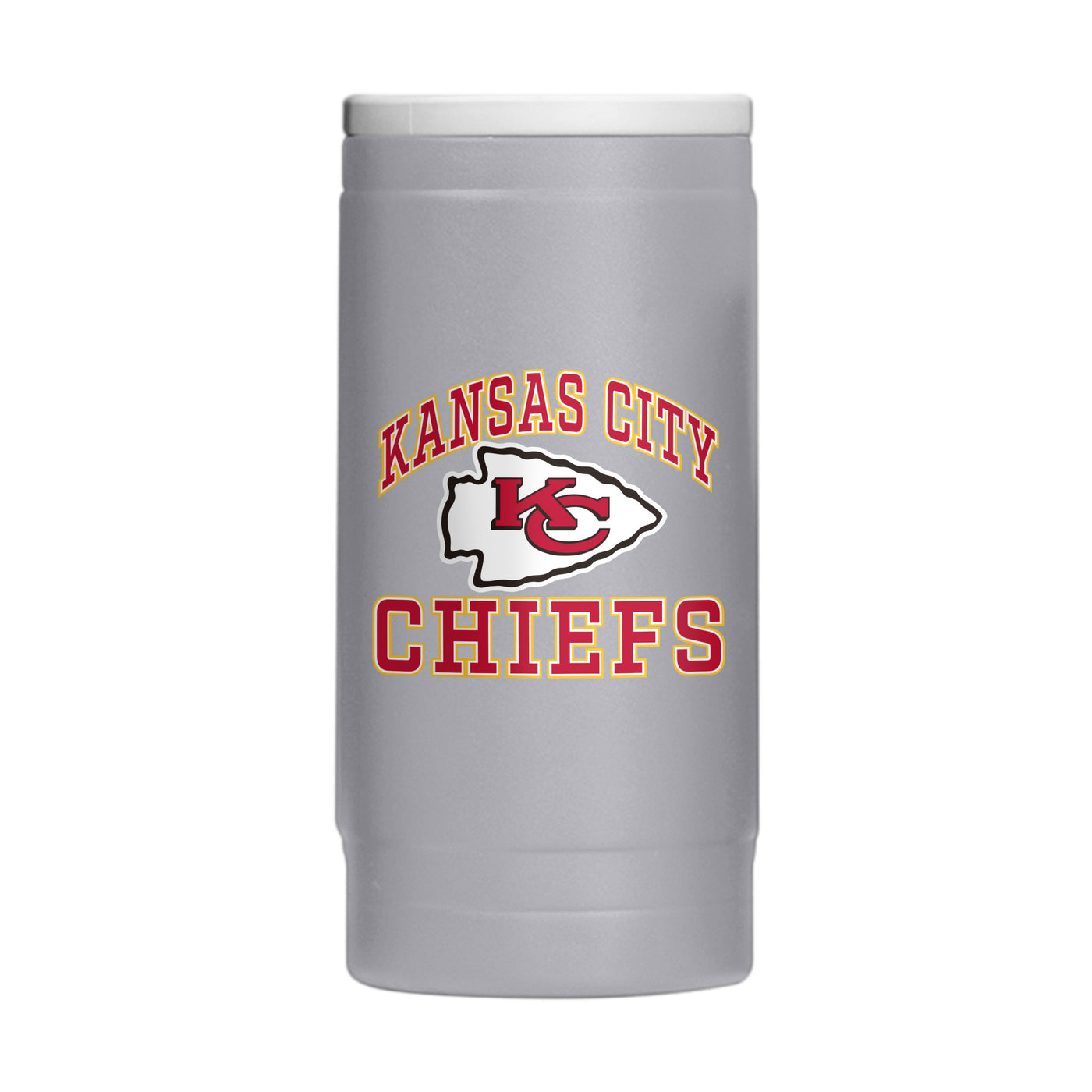 Kansas City Chiefs 12oz Athletic Powder Coat Slim Can Coolie