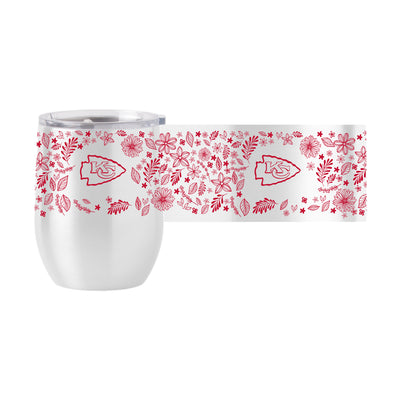 Kansas City Chiefs 16oz Botanical Stainless Curved Beverage