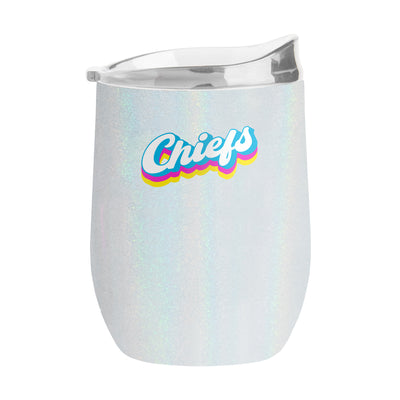 Kansas City Chiefs 16oz Shadow Iridescent Curved Tumbler