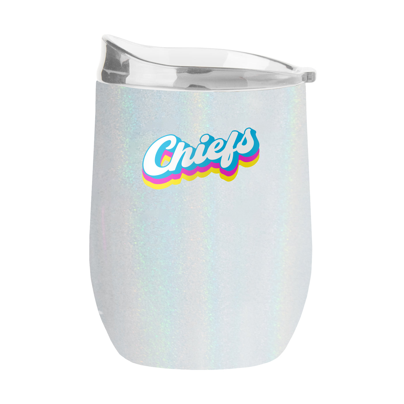 Kansas City Chiefs 16oz Shadow Iridescent Curved Tumbler