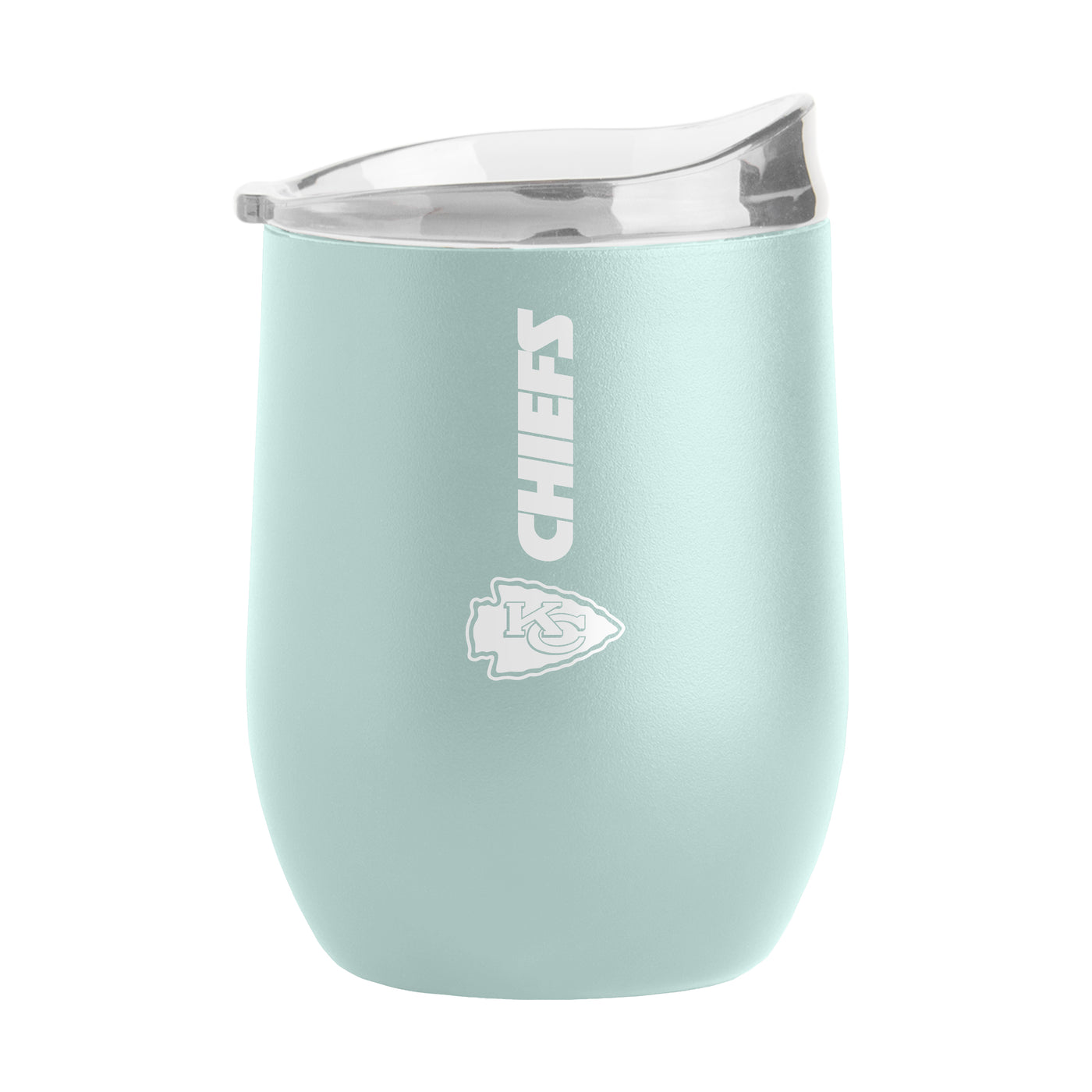 Kansas City Chiefs 16oz Vertical Powder Coat Curved Beverage
