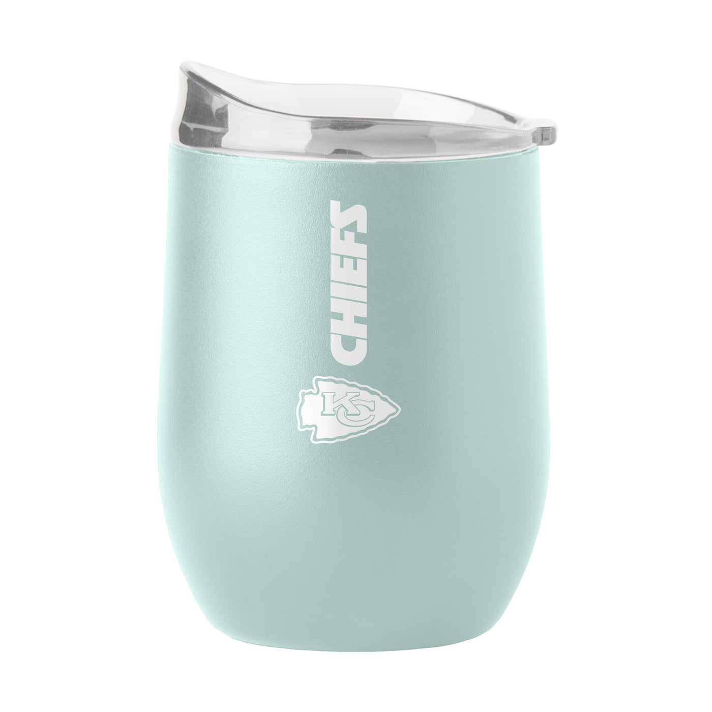 Kansas City Chiefs 16oz Vertical Powder Coat Curved Beverage