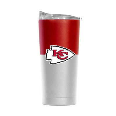 Kansas City Chiefs 20oz Colorblock White Powder Coat Tumbler