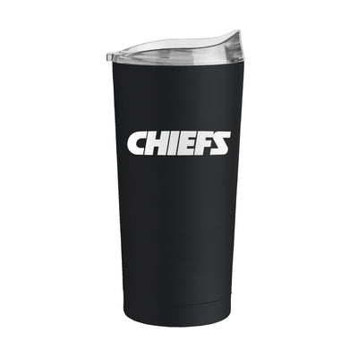 Kansas City Chiefs Black 20oz Flipside Powder Coat Tumbler