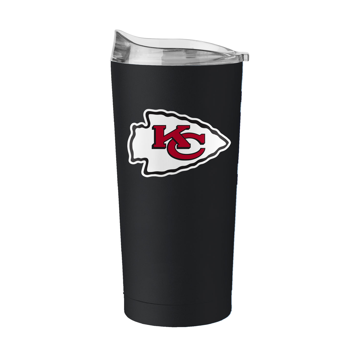 Kansas City Chiefs Black 20oz Flipside Powder Coat Tumbler