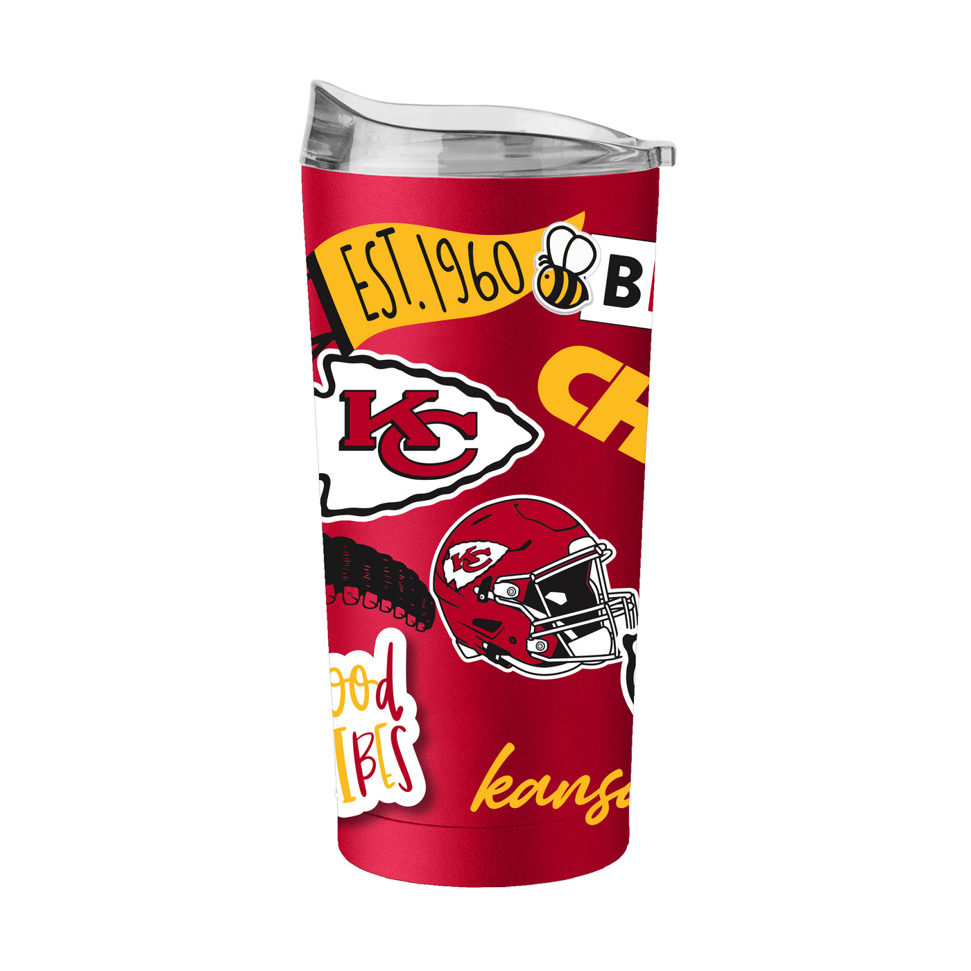 Kansas City Chiefs Red 20oz Native Powder Coat Tumbler