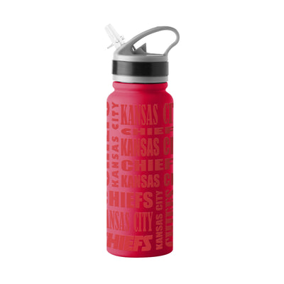 Kansas City Chiefs 25oz Replay SingleWall FlipTop Bottle