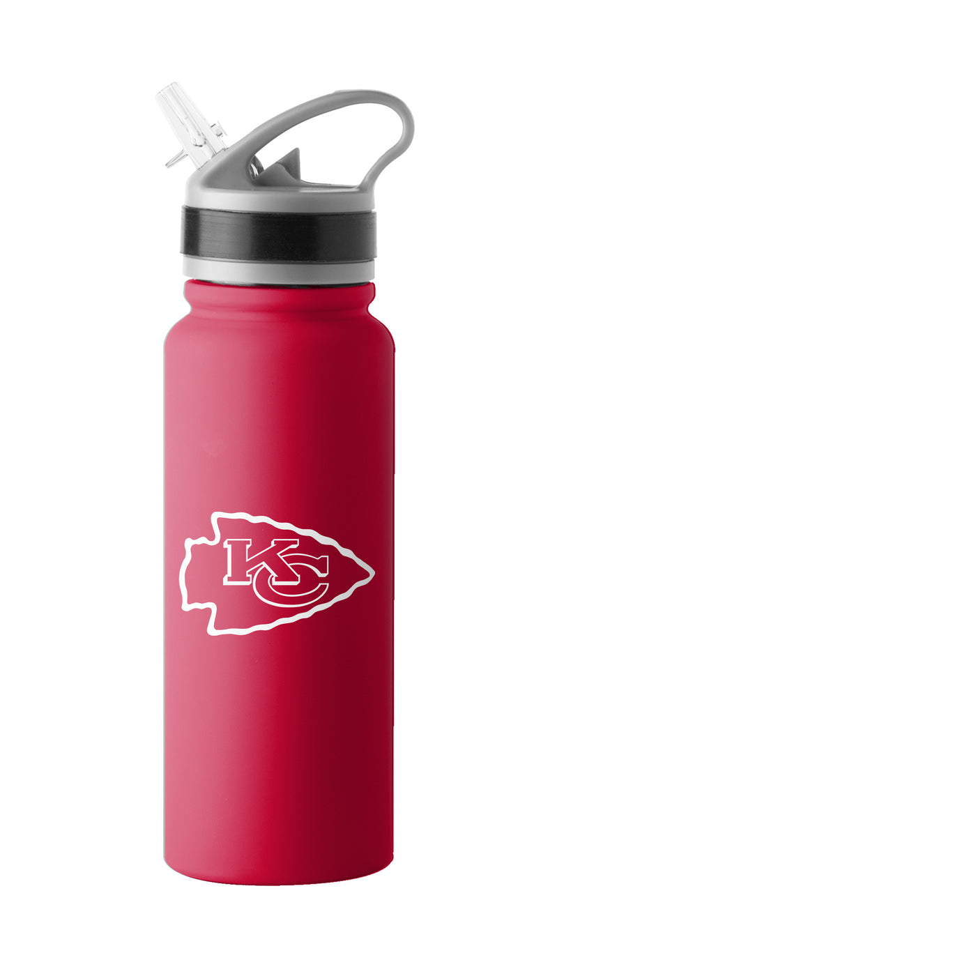 Kansas City Chiefs Logo 25oz Stainless Single Wall Flip Top Bottle