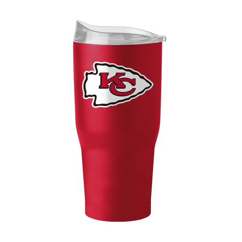 Kansas City Chiefs 30oz Flipside Powder Coat Tumbler, durable drinkware with team logo and vibrant red and white design.