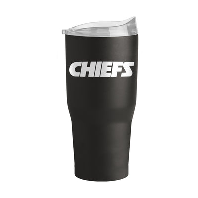 Kansas City Chiefs Black 30oz Flipside Powder Coat Tumbler