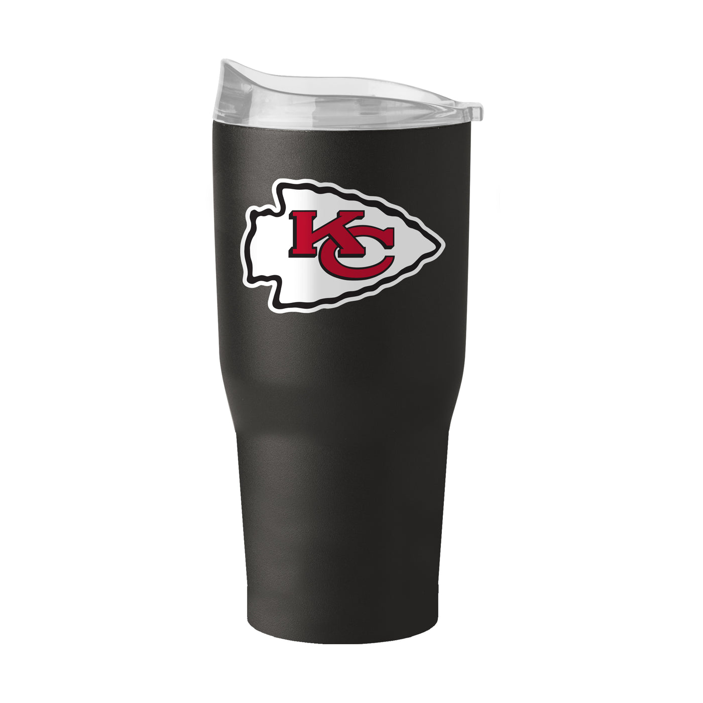 Kansas City Chiefs Black 30oz Flipside Powder Coat Tumbler