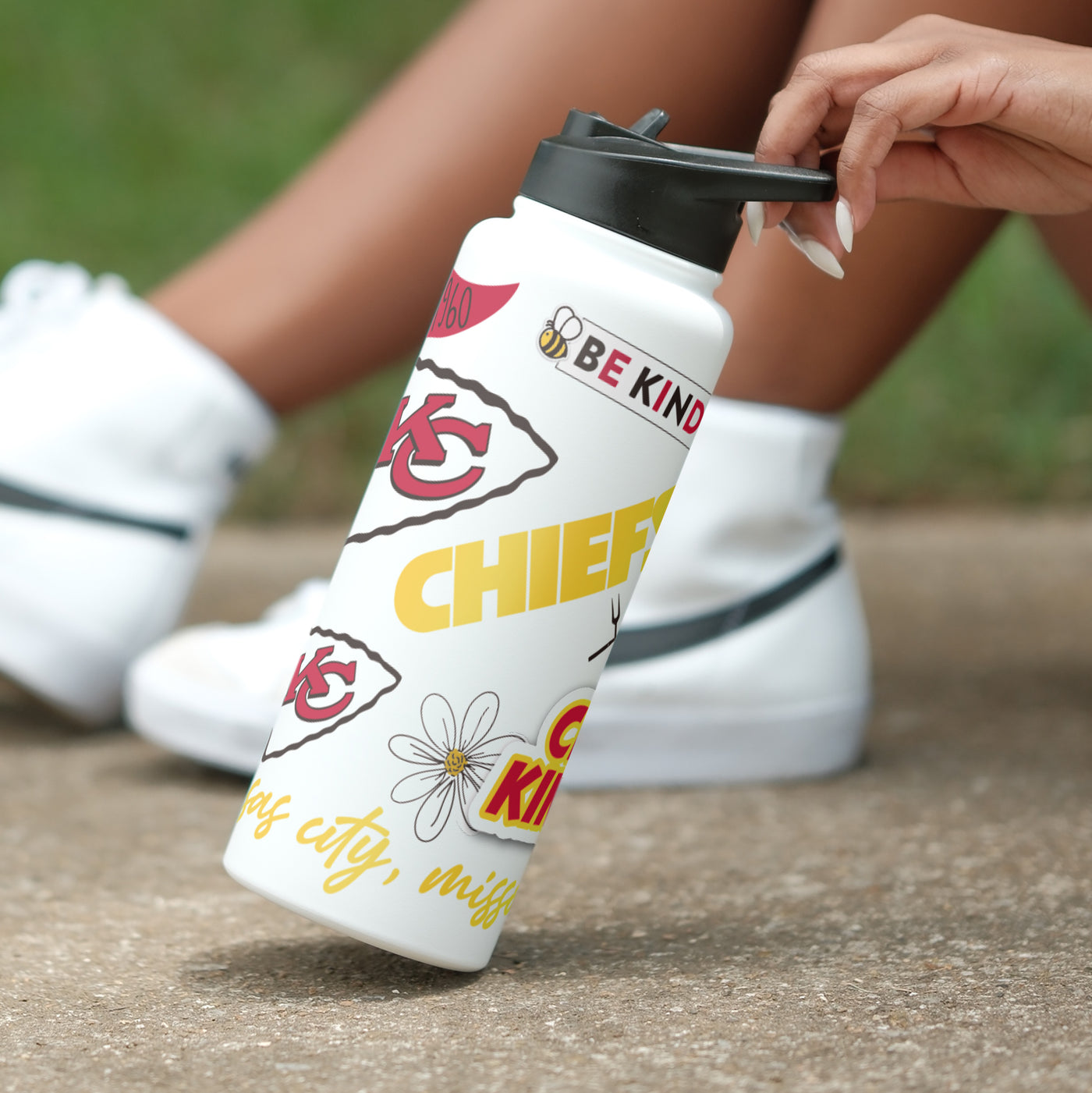 Kansas City Chiefs 34oz Native Quencher Bottle