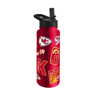 Kansas City Chiefs 34oz Dreamweave Quencher Bottle