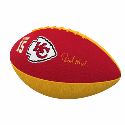 Kansas City Chiefs Patrick Mahomes Players Mini Size Rubber Football