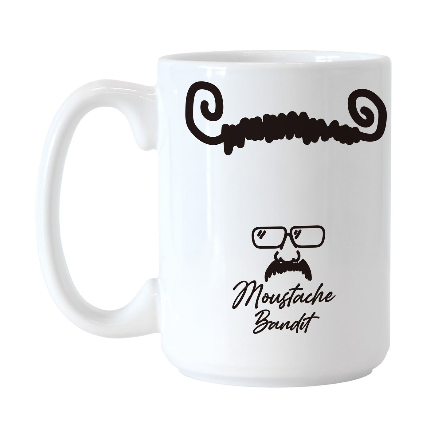 KC Chiefs Andy Reid 15oz Mustache Bandit Sublimated Mug