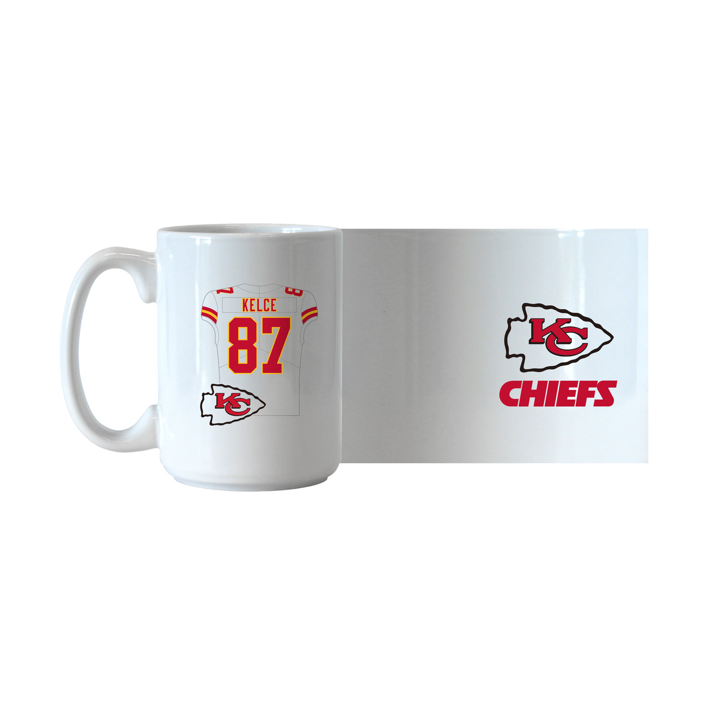 Kansas City Chiefs Travis Kelce Jersey 15oz Sublimated Mug
