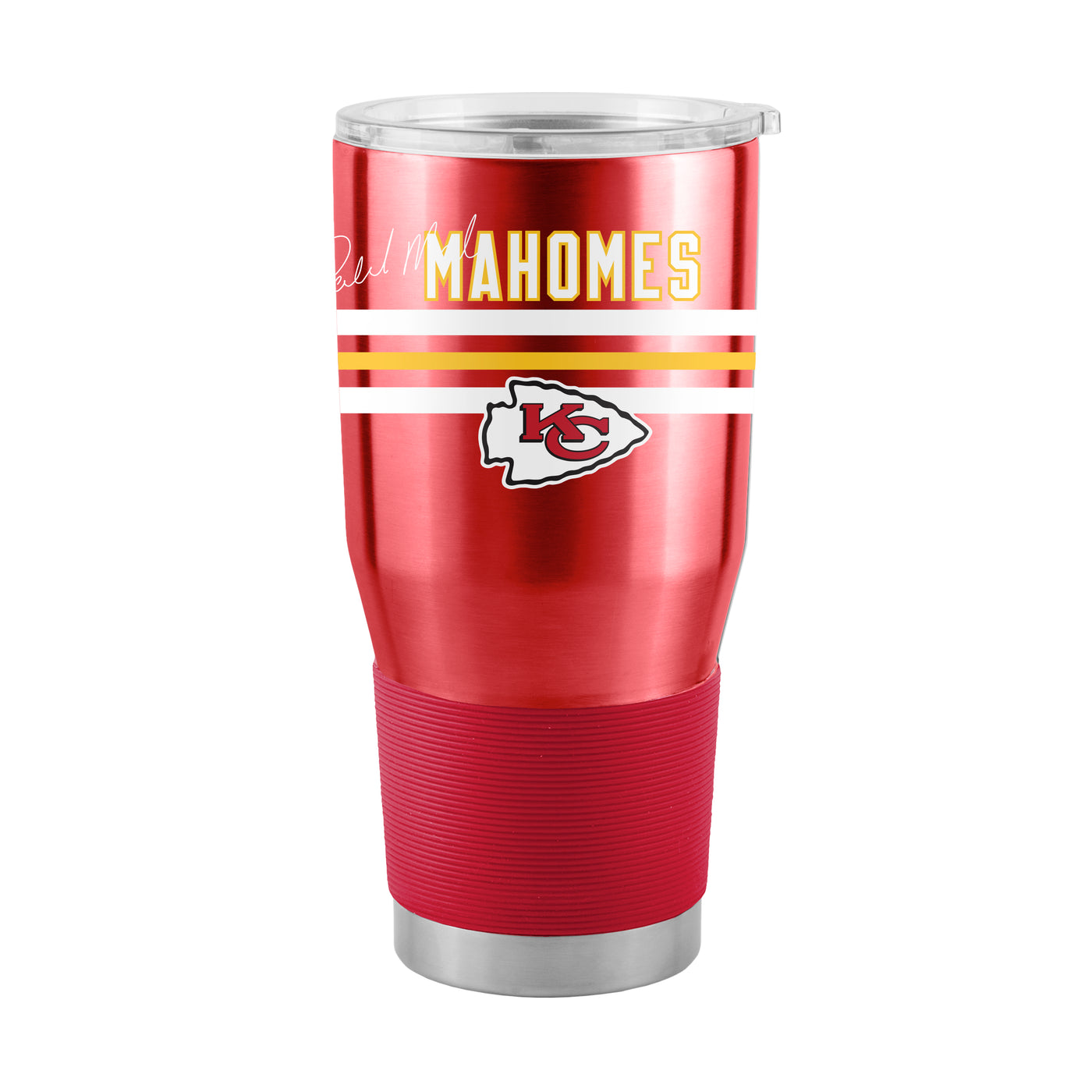 KC Chiefs Patrick Mahomes 30oz Stripe Stainless Tumbler