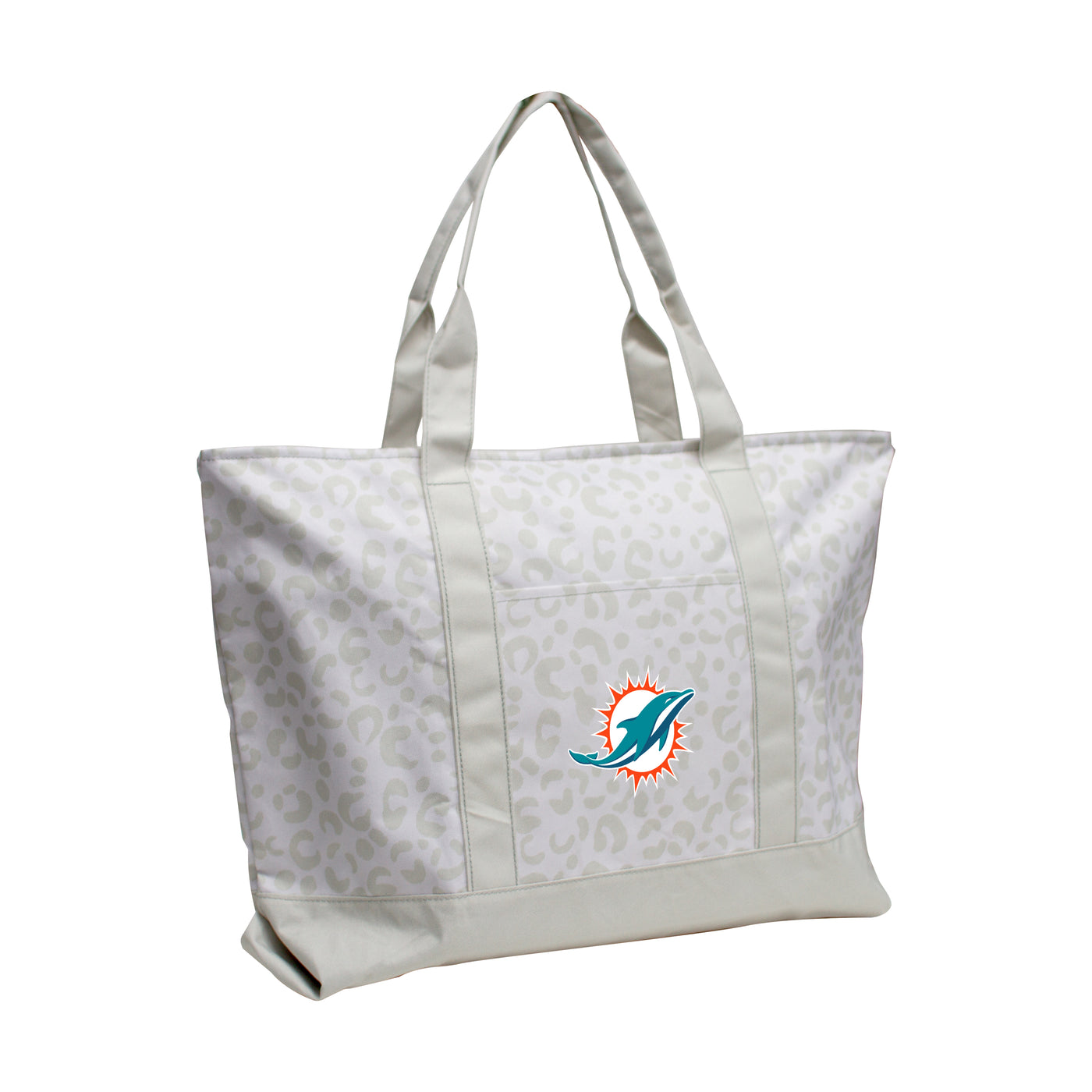 Miami Dolphins Leopard Pattern Tote