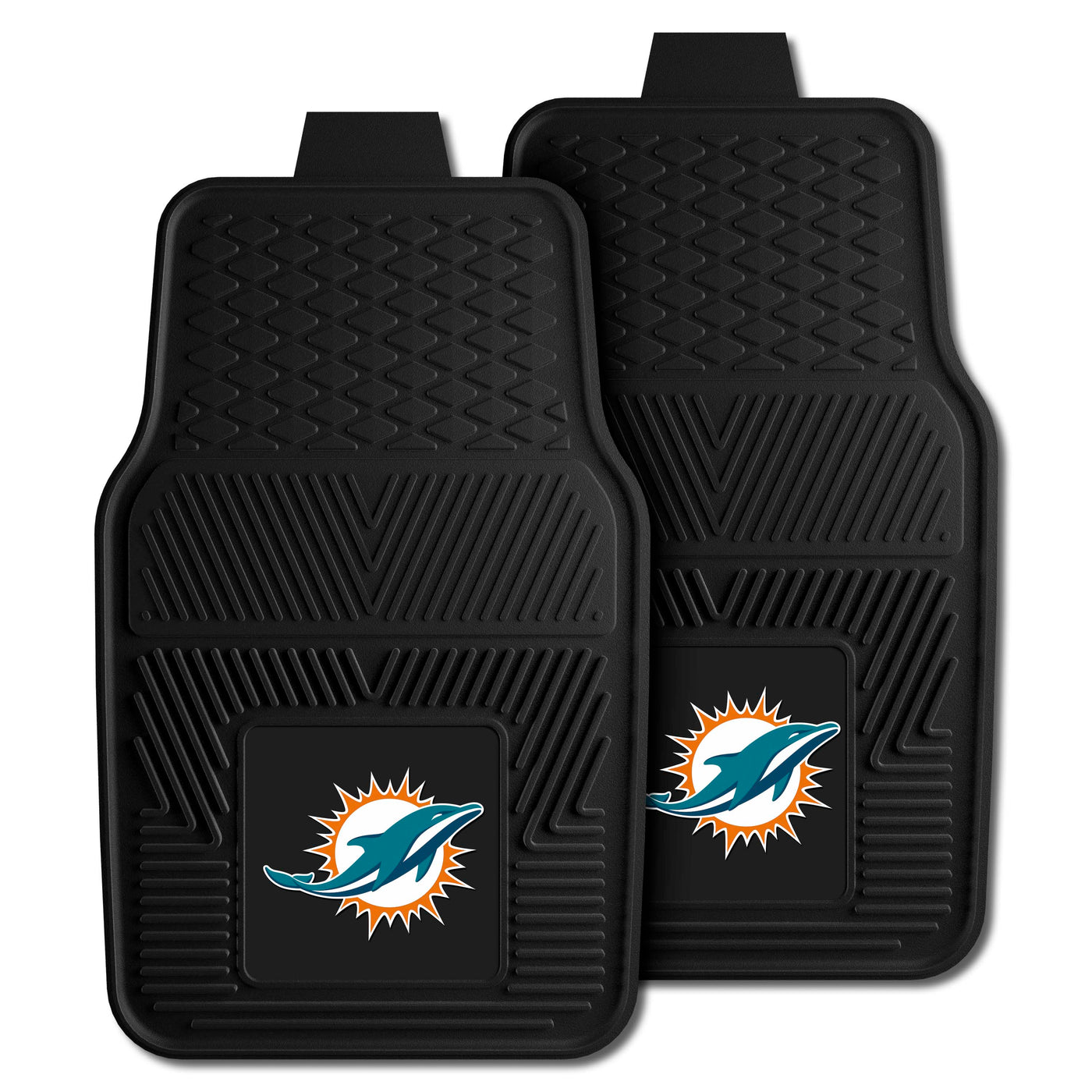 NFL - Miami Dolphins 2-pc Vinyl Car Mat Set