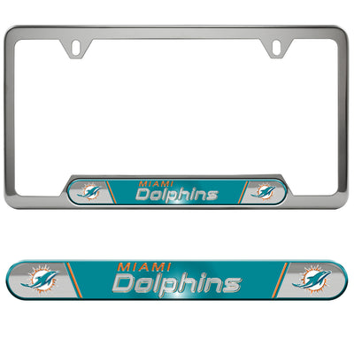 NFL - Miami Dolphins Embossed License Plate Frame
