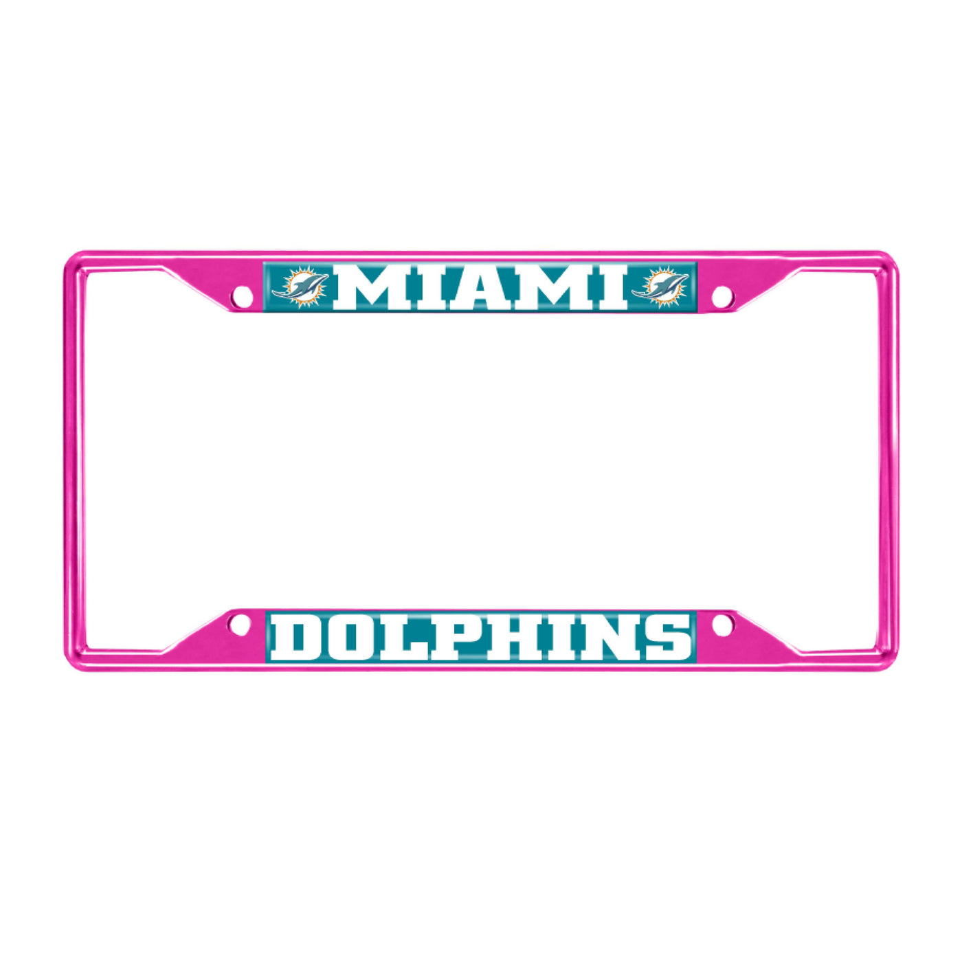 NFL - Miami Dolphins-Pink License Plate Frame