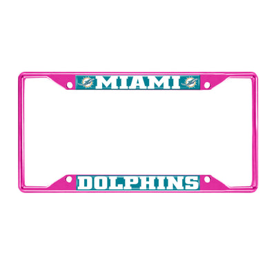 NFL - Miami Dolphins-Pink License Plate Frame