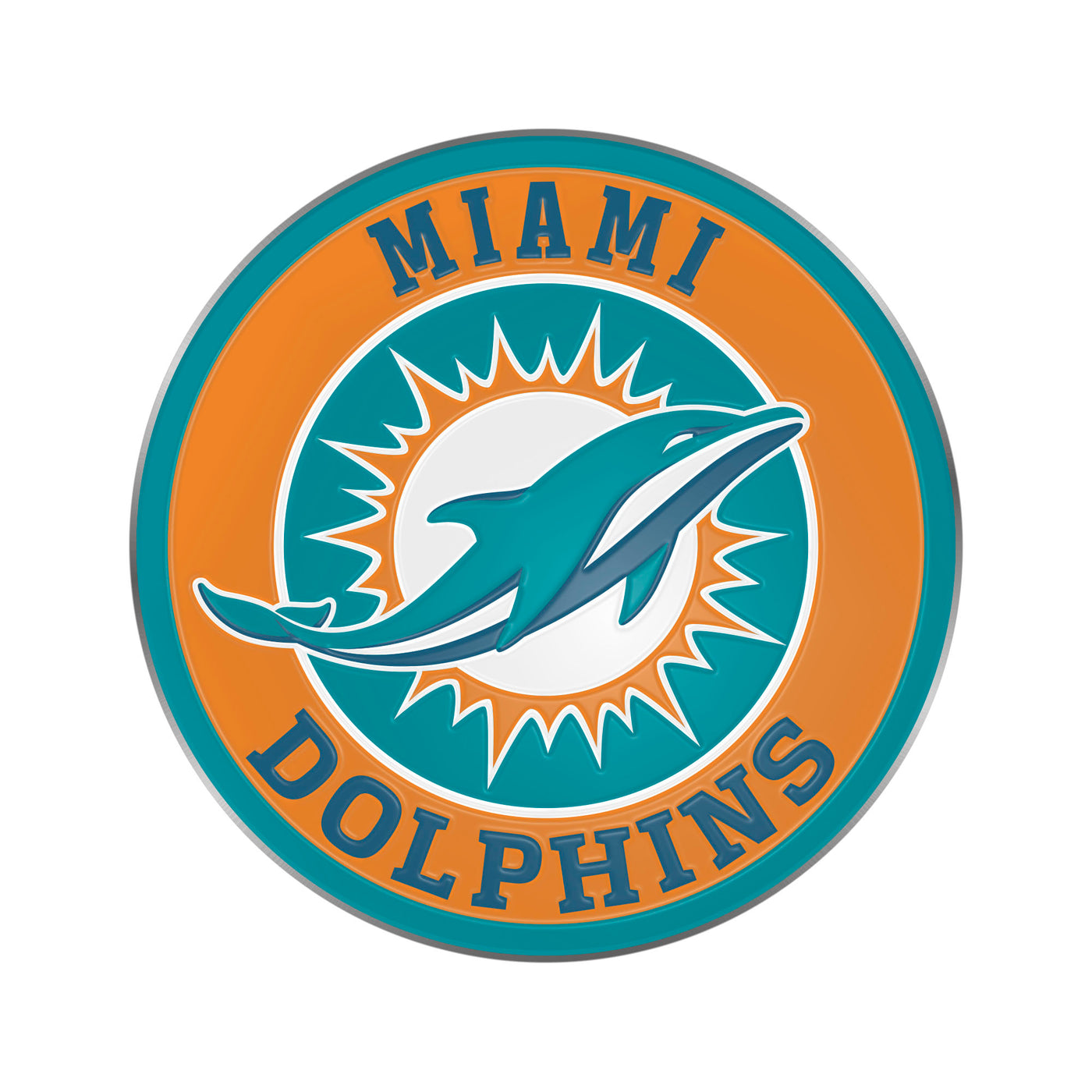 TRINITY NFL - Miami Dolphins Color Emblem