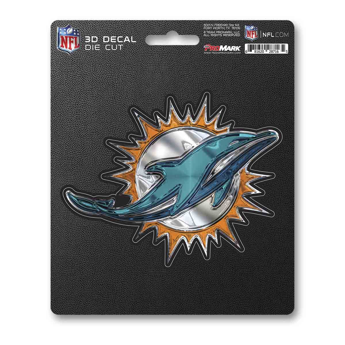 NFL - Miami Dolphins 3D Decal