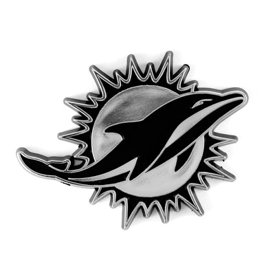 NFL - Miami Dolphins Plastic Chrome Emblem