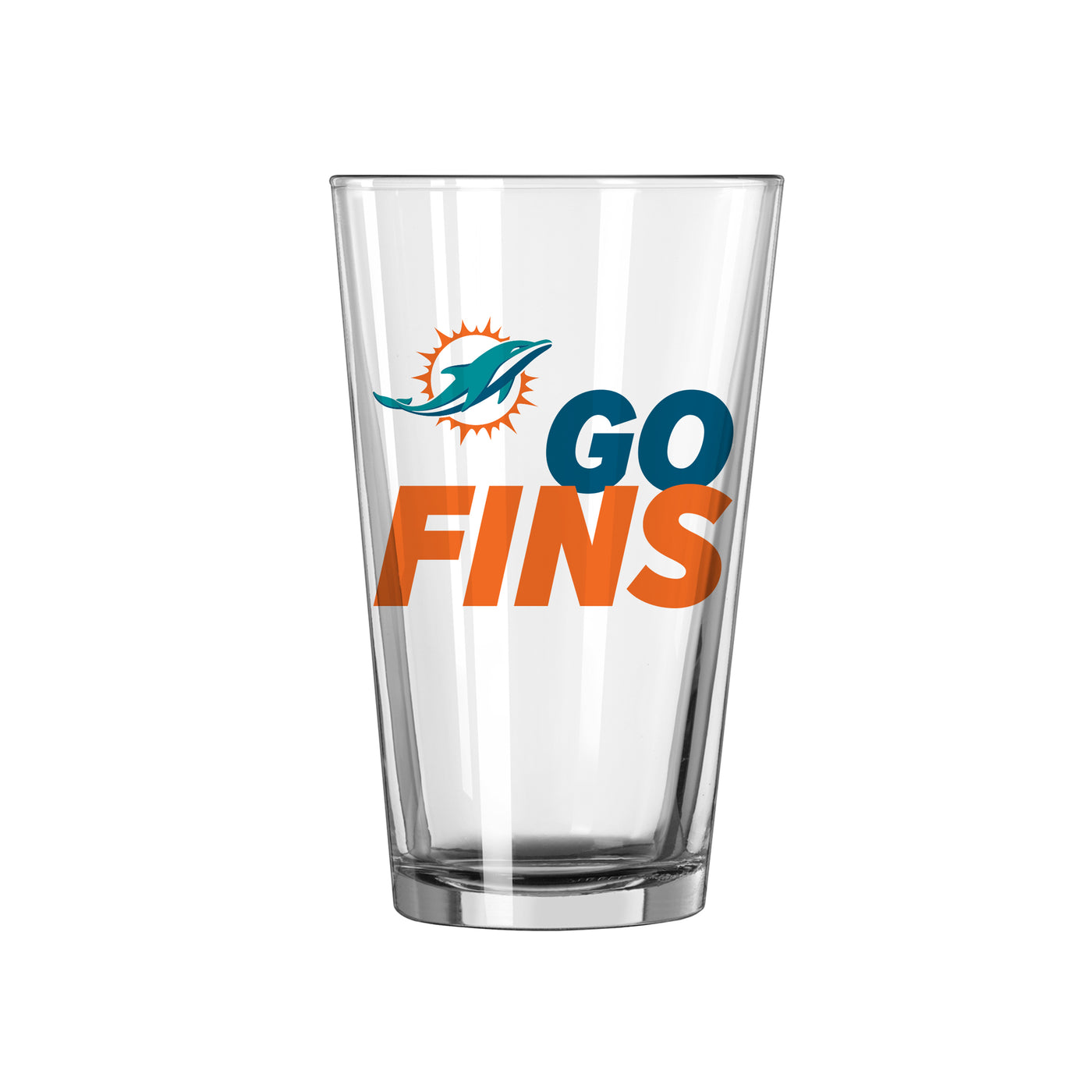 Miami Dolphins 16oz Slogan Pint Glass