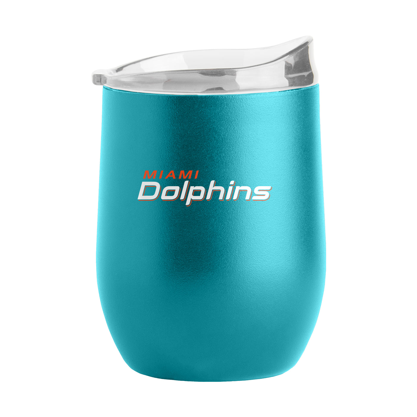 Miami Dolphins 16oz Flipside Powder Coat Curved Beverage - Logo Brands