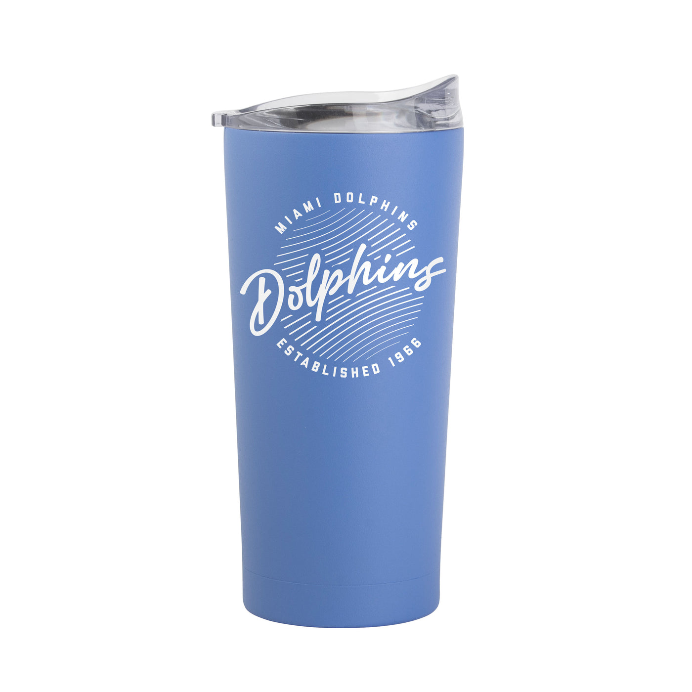 Miami Dolphins 20oz Retro Script Arctic Powder Coat Tumbler