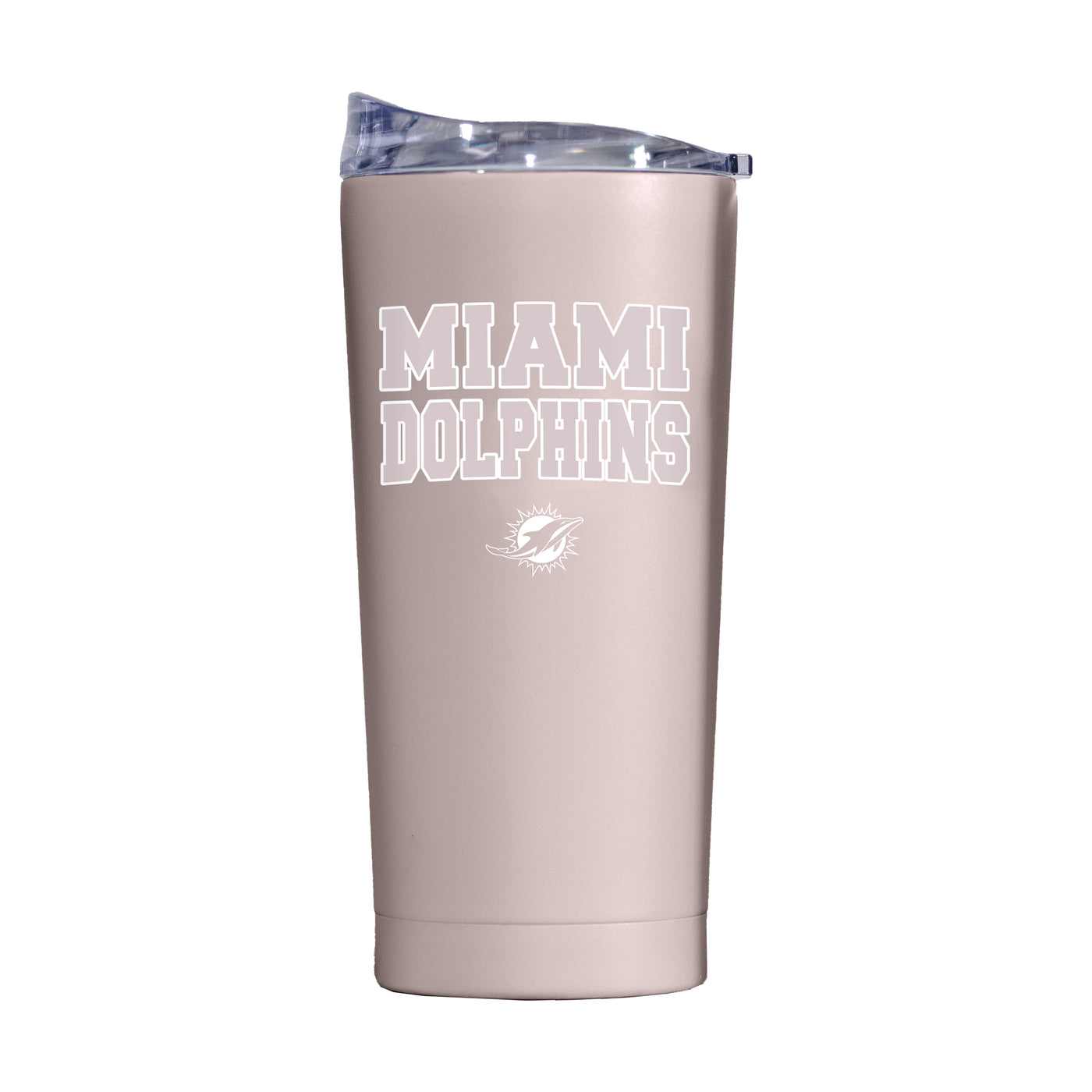 Miami Dolphins 20oz Stencil Powder Coat Tumbler