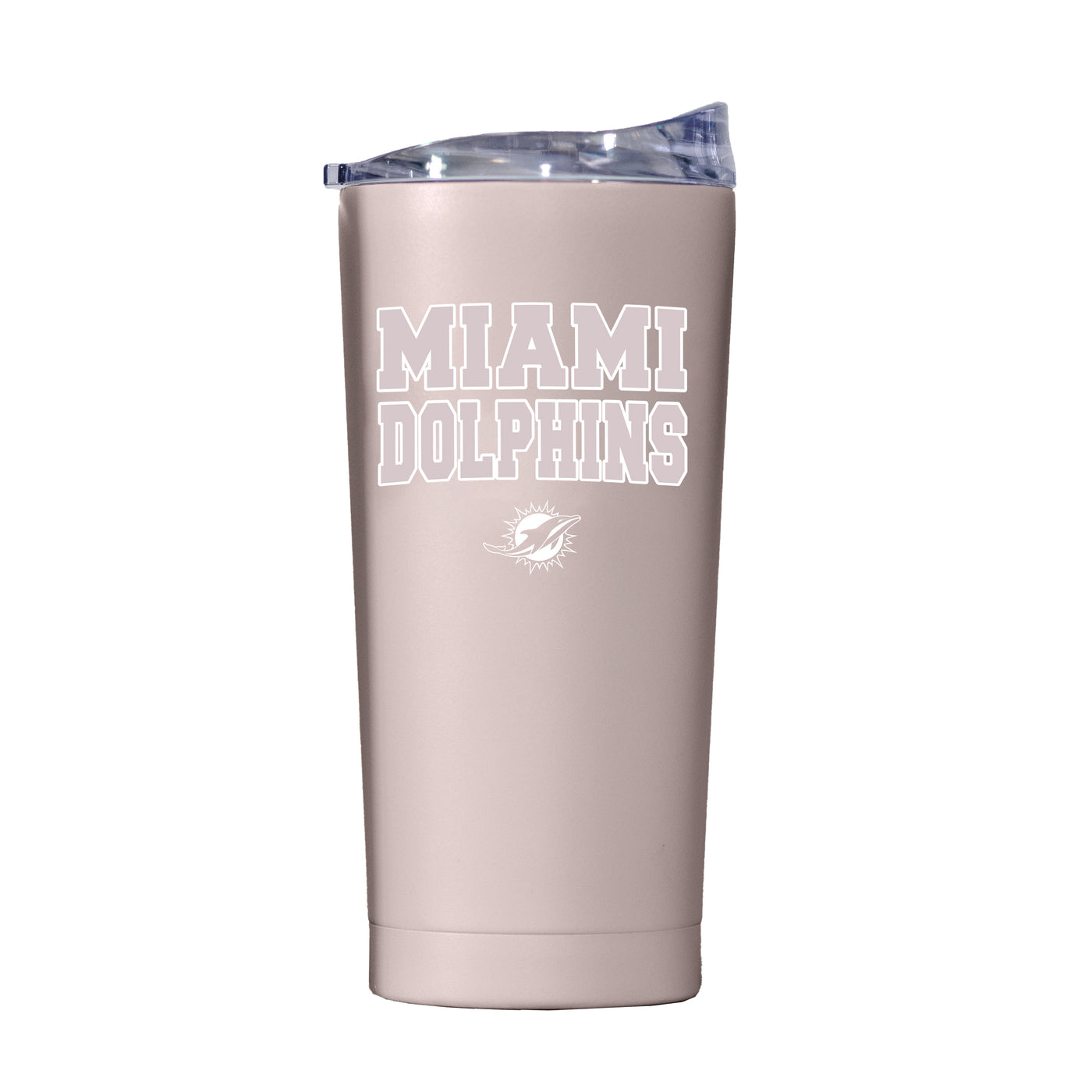 Miami Dolphins 20oz Stencil Powder Coat Tumbler