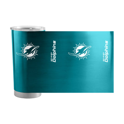 Miami Dolphins 1 Color 20oz Gameday Stainless Tumbler