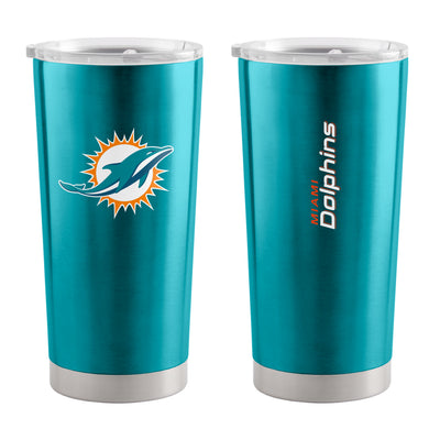 Miami Dolphins 20oz Stainless Tumbler - Logo Brands