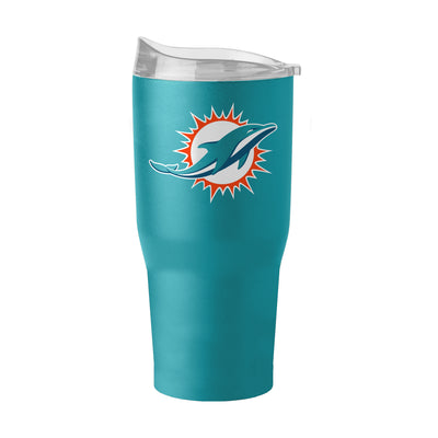 Miami Dolphins 30oz Flipside Powder Coat Tumbler - Logo Brands