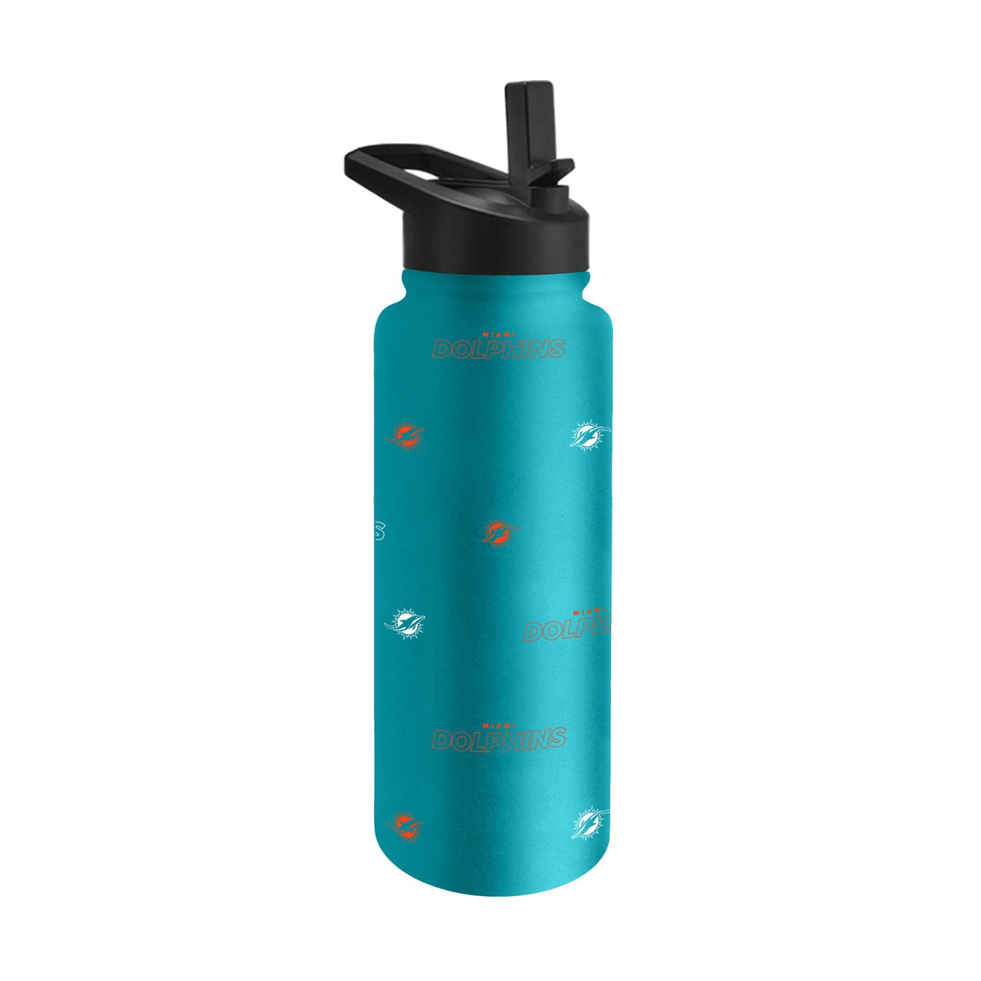 Miami Dolphins 34oz Step And Repeat Quencher Bottle