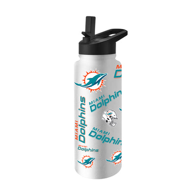 Miami Dolphins 34oz Native Quencher Bottle