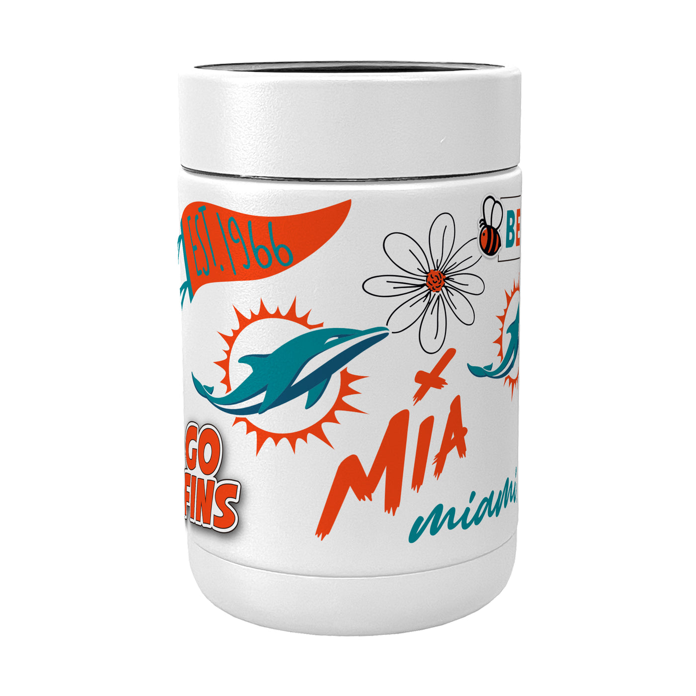Miami Dolphins Powder Native Coat Coolie