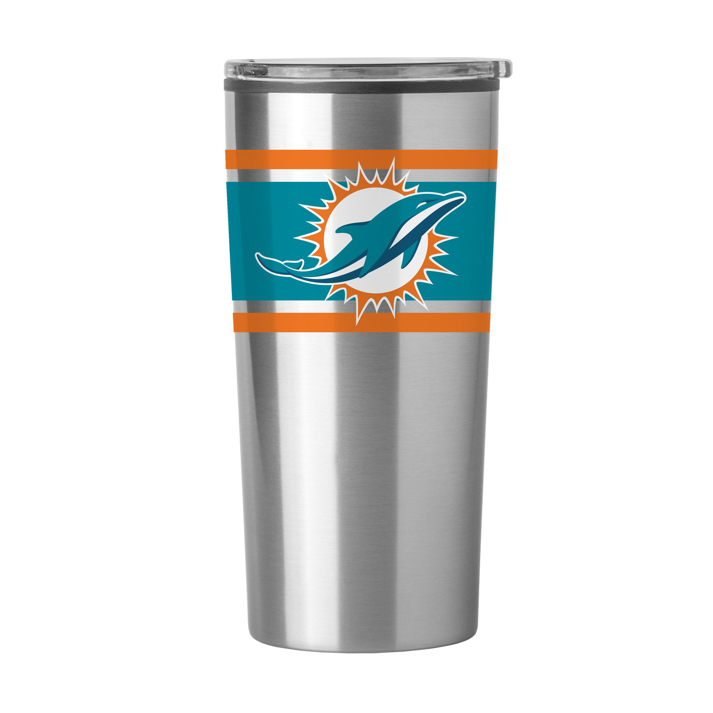Miami Dolphins Stripe 20 oz Fusion Tumbler