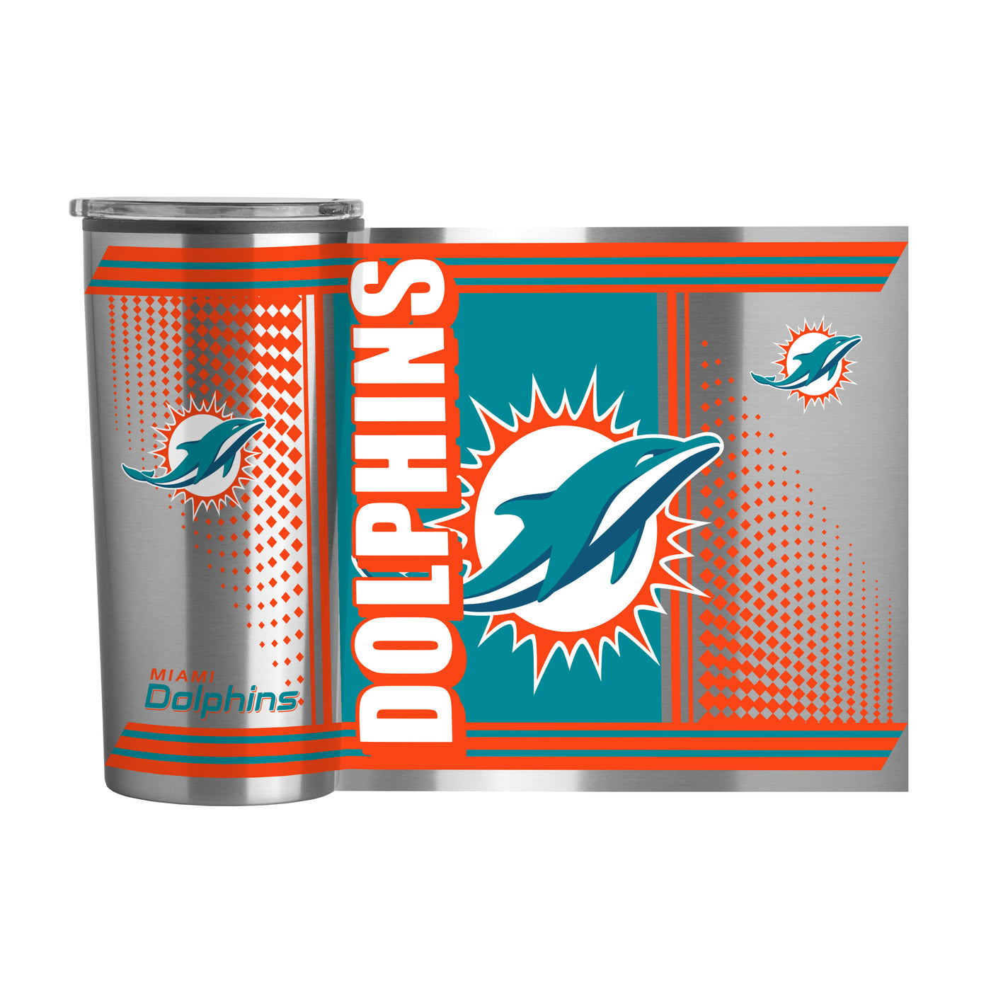 Miami Dolphins 20oz Hero Fusion Tumbler